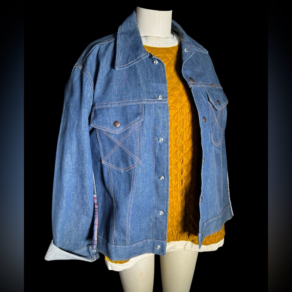 Big Yank Vintage Denim Western Style Blue Women's Jacket